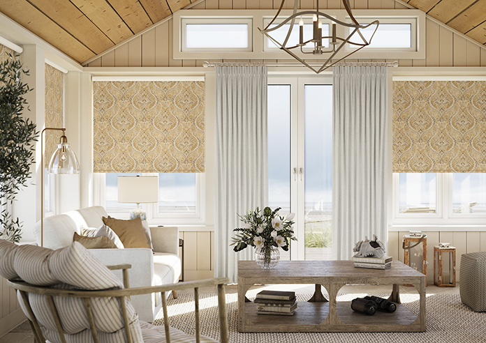 Cipriani, Bright Gold - Roller Blind - Image 3